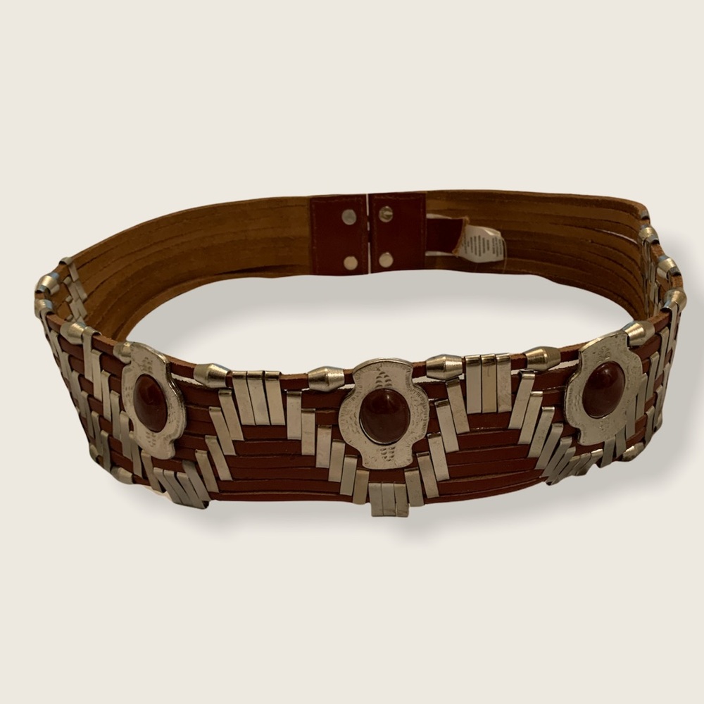 Heavy Southwest Metal Concho Belt